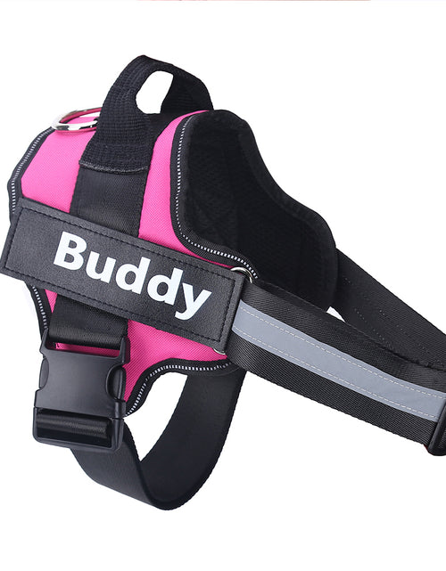 Load image into Gallery viewer, Personalized Dog Harness NO PULL Reflective Breathable Adjustable Pet Harness Vest For Small Large Dog Custom Patch Pet Supplies
