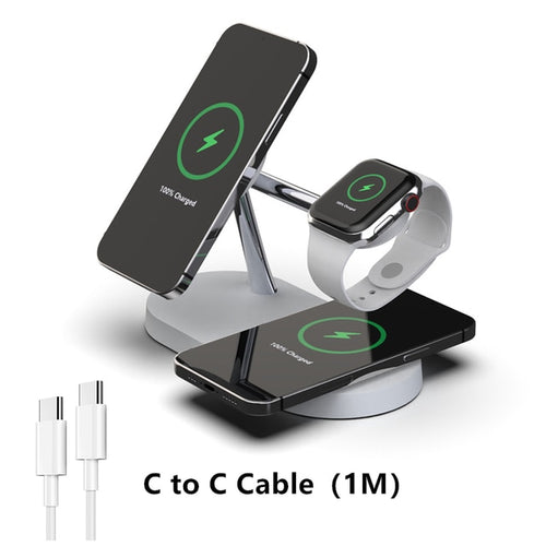 Load image into Gallery viewer, 3-in-1 Wireless Magsafe Charger Stand
