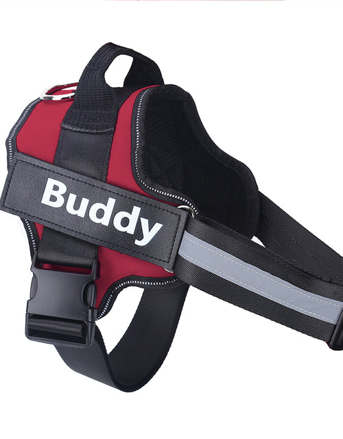 Load image into Gallery viewer, Personalized Dog Harness NO PULL Reflective Breathable Adjustable Pet Harness Vest For Small Large Dog Custom Patch Pet Supplies
