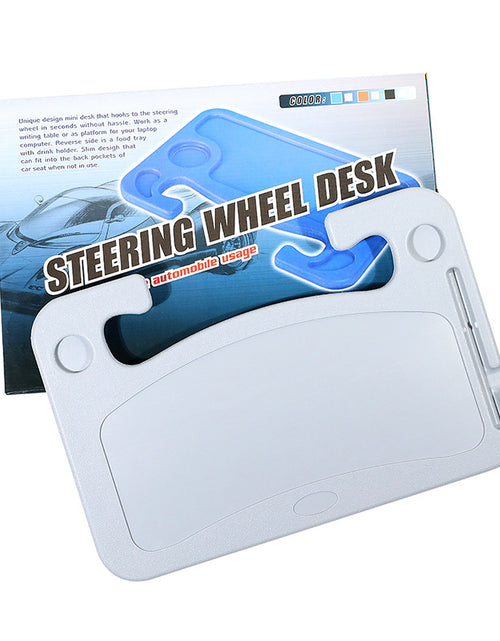 Load image into Gallery viewer, Car Steering Wheel Table Car Dining Table Steering Wheel Card Table Car Notebook Bracket
