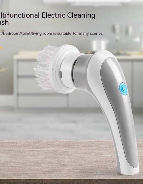 Load image into Gallery viewer, Electric Cleaning Brush 4 In 1 Spinning Scrubber Handheld Electric Cordless Cleaning Brush Portable
