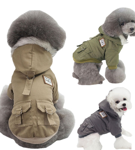 Pet Clothing Dog Clothes Autumn And Winter New Pet Clothes Pet Legs Cotton Clothes Junlu Cotton Clothes Fleece