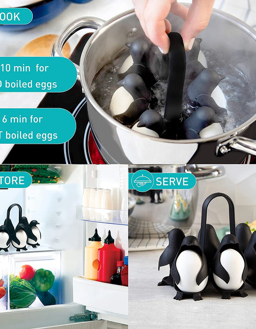 Load image into Gallery viewer, Penguin-Shaped Boiled Egg Cooker
