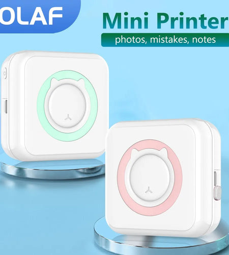Mini Printer Portable Thermal Stickers