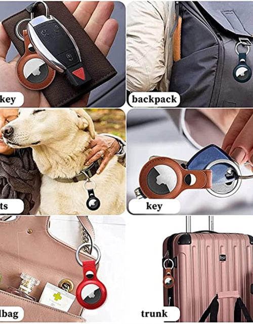 Load image into Gallery viewer, Anti-scratch Air Tag Key Ring Holder
