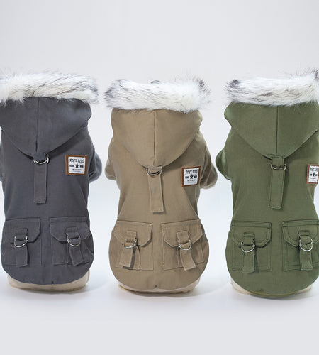 Pet Clothing Dog Clothes Autumn And Winter New Pet Clothes Pet Legs Cotton Clothes Junlu Cotton Clothes Fleece