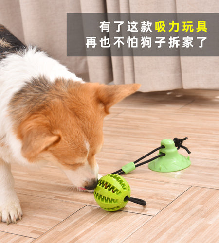 Dog Toys Bite-resistant Molar Pets To Relieve Boredom Puppies Small Dogs Puppy Interactive Sucker Watermelon Ball Leakage Food Ball