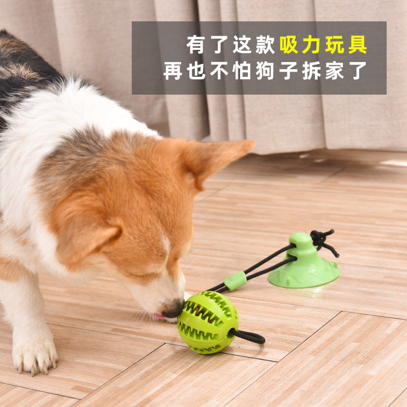 Dog Toys Bite-resistant Molar Pets To Relieve Boredom Puppies Small Dogs Puppy Interactive Sucker Watermelon Ball Leakage Food Ball