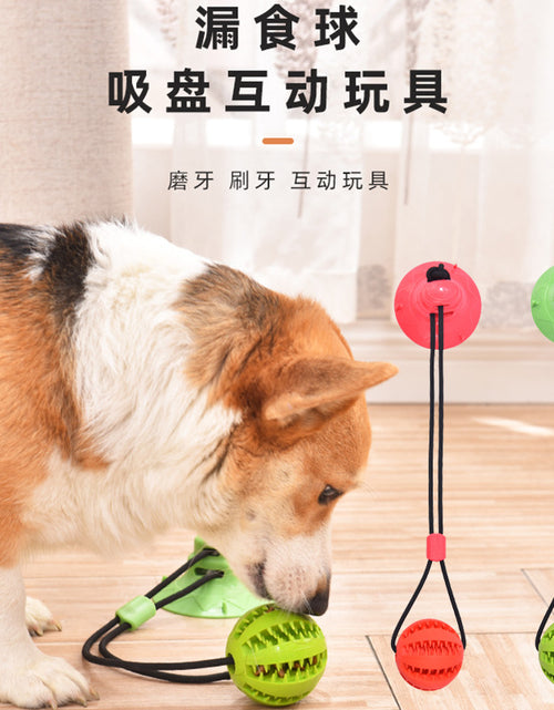 Load image into Gallery viewer, Dog Toys Bite-resistant Molar Pets To Relieve Boredom Puppies Small Dogs Puppy Interactive Sucker Watermelon Ball Leakage Food Ball
