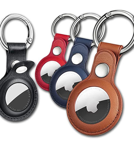 Anti-scratch Air Tag Key Ring Holder
